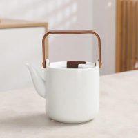 theiere-en-ceramique-blanche-style-scandinave-600ml-113182121 Théière en Céramique Blanche Style Scandinave 600ml