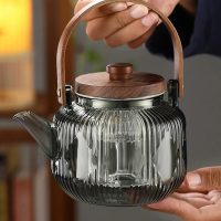 Théière en Verre Ambiance Bois 800ml - vue 3