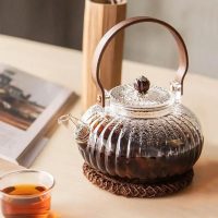Théière en Verre Anse en Bois 900ML - vue 2