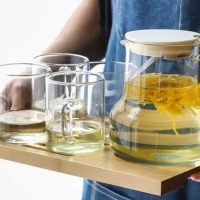 Théière en Verre avec filtre 1L