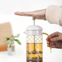 theiere-en-verre-avec-filtre-a-pression-300ml-1665514259 Théière en Verre avec Filtre à Pression 300ML