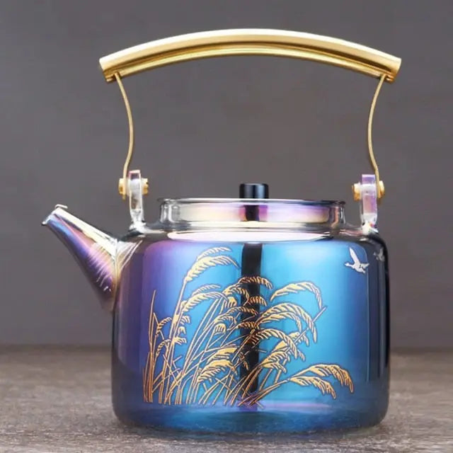 Théière en Verre Coloré Blés 1L