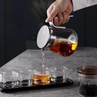 Théière en Verre Design Minimaliste 600ml - vue 3
