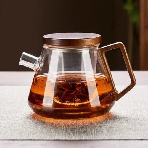 theiere-en-verre-et-bois-design-700ml-94293864 Théière en Verre et Bois Design 700ml