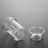 Théière en Verre et Bois Grise Transparente 900ml - vue 3