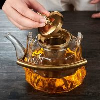 Théière en Verre Gold 1L - vue 2