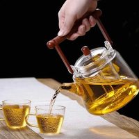 Théière en Verre Poignée Carrée 1L - vue 3
