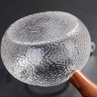 Théière en Verre Poignée en Bois 300ML - vue 2