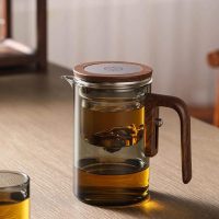 Théière en Verre Scandinave Elegante 600ml - vue 4