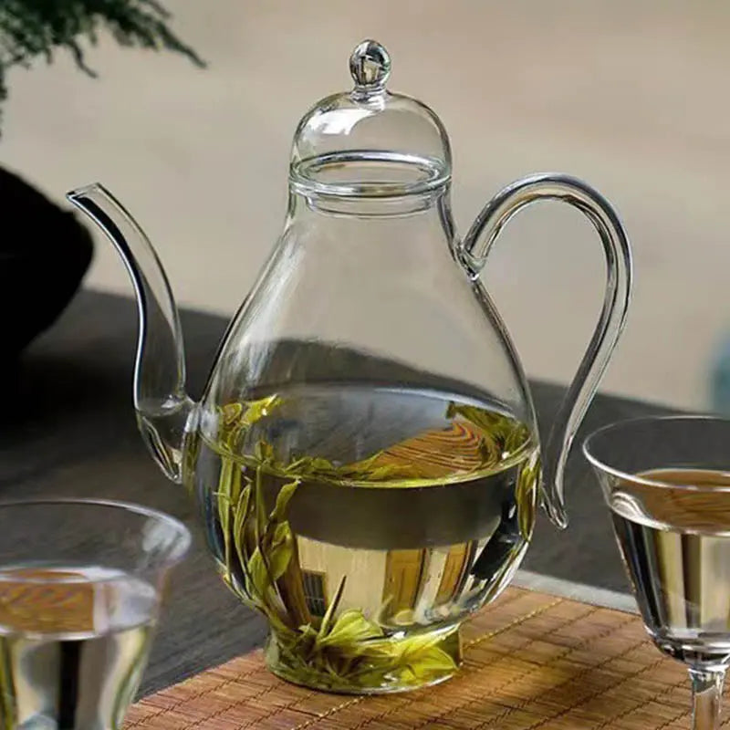 Théière en Verre Simple en forme de poire 700ml