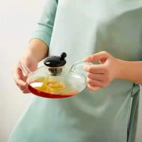 Théière Européenne en Verre avec Infuseur 800ML - vue 4