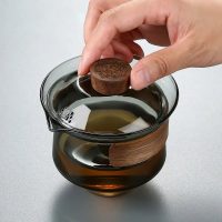 Théière Gaiwan Luxueuse en Verre 230ML - vue 2