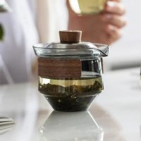 Théière Gaiwan Luxueuse en Verre 230ML - vue 4