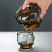 Théière Gaiwan Luxueuse en Verre 230ML - vue 5