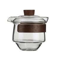 Théière Gaiwan Luxueuse en Verre 230ML - vue 6
