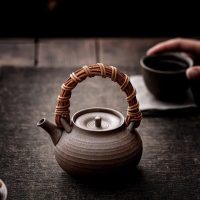 Théière Japonaise Antique en Poterie 200ml - vue 2
