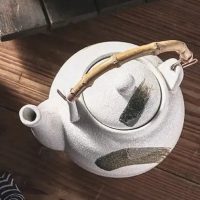 Théière Japonaise en Céramique Blanche 700ML