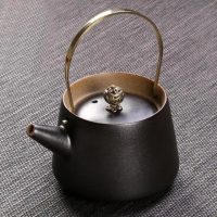 Théière Japonaise en Céramique Design Noir 210ML