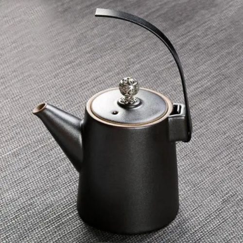 theiere-japonaise-en-ceramique-haute-design-noire-300ml-1665505795 Théière Japonaise en Céramique Haute Design Noire 300ML