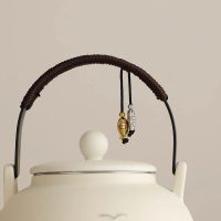 Théière Japonaise en Céramique Montagnes et Oiseaux 1L - vue 4
