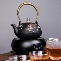 Théière Japonaise en Fonte Cerisiers Blancs 1.2L - vue 4