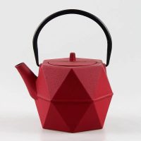 Théière Japonaise en Fonte Forme Cubique 1.2L - vue 2