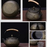 Théière Japonaise en Fonte Grosse Fleur 800ML