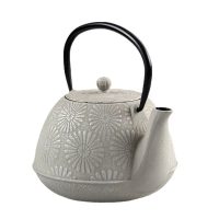 Théière Japonaise en Fonte Motifs Tournesols 1.2L - vue 3