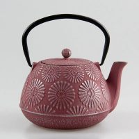 Théière Japonaise en Fonte Motifs Tournesols 1.2L - vue 4