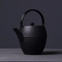 Théière Japonaise en Fonte Noire 1.1L - vue 2