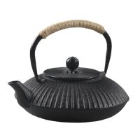 Théière Japonaise en Fonte Plate 800ml - vue 3