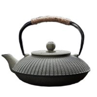 Théière Japonaise en Fonte Plate 800ml - vue 5