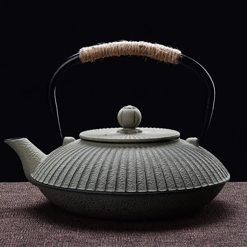 Théière Japonaise en Fonte Plate 800ml