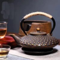 theiere-japonaise-en-fonte-points-dores-800ml-1665356304 Théière Japonaise en Fonte Points Dorés 800ML