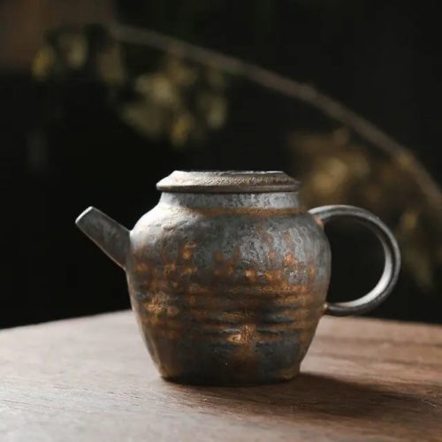 Théière Japonaise en Grès Céramique Vintage 210ML