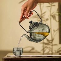 Théière Japonaise en Verre Forme Poire 1L