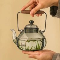 Théière Japonaise en Verre Forme Poire 1L - vue 2