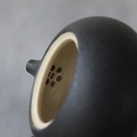 Théière Japonaise Kyusu en Céramique Noire 150ML