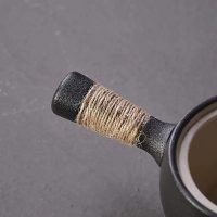 Théière Japonaise Kyusu en Céramique Noire 500ML - vue 2