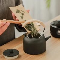 Théière Japonaise Motifs Montagnes en Céramique 350ml - vue 5