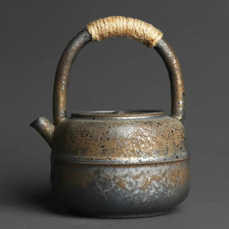 Théière Japonaise Vintage en Grès Céramique 460ML