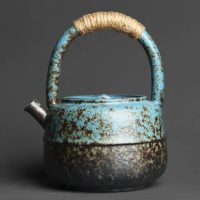 Théière Japonaise Vintage en Grès Céramique 460ML - vue 2