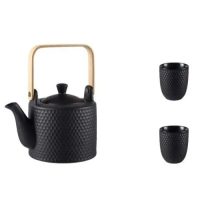 Théière Scandinave en Porcelaine Martelé 750ML - vue 4