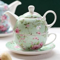 theiere-solitaire-en-porcelaine-style-anglais-verte-370ml-113996097 Théière Solitaire en Porcelaine Style Anglais Verte 350ml