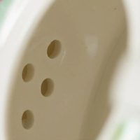 Théière Solitaire en Porcelaine Style Anglais Verte 350ml - vue 3