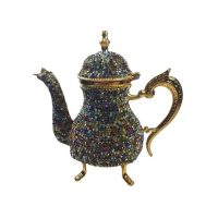 Théière Turque en Zinc et Cristaux Swarovski 500ML - vue 2