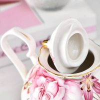Théière Anglaise en Porcelaine Blanche 400ML - vue 2